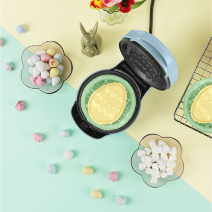 Mini Waffle Maker 5-In-1 Non-Stick Easy Clean Removable Plates Giles & Posner